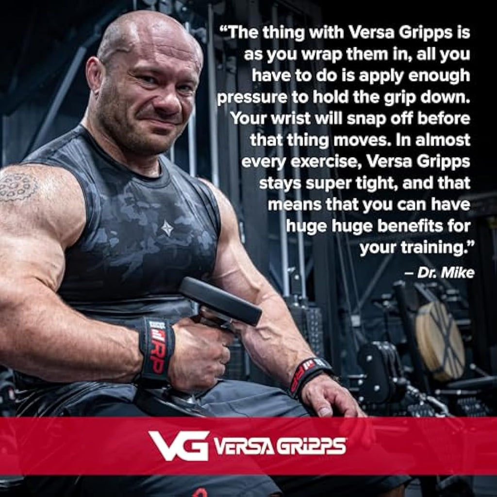 Versa Gripps Xtreme Weightlifting Straps – No-Slip Wrist Support Grips