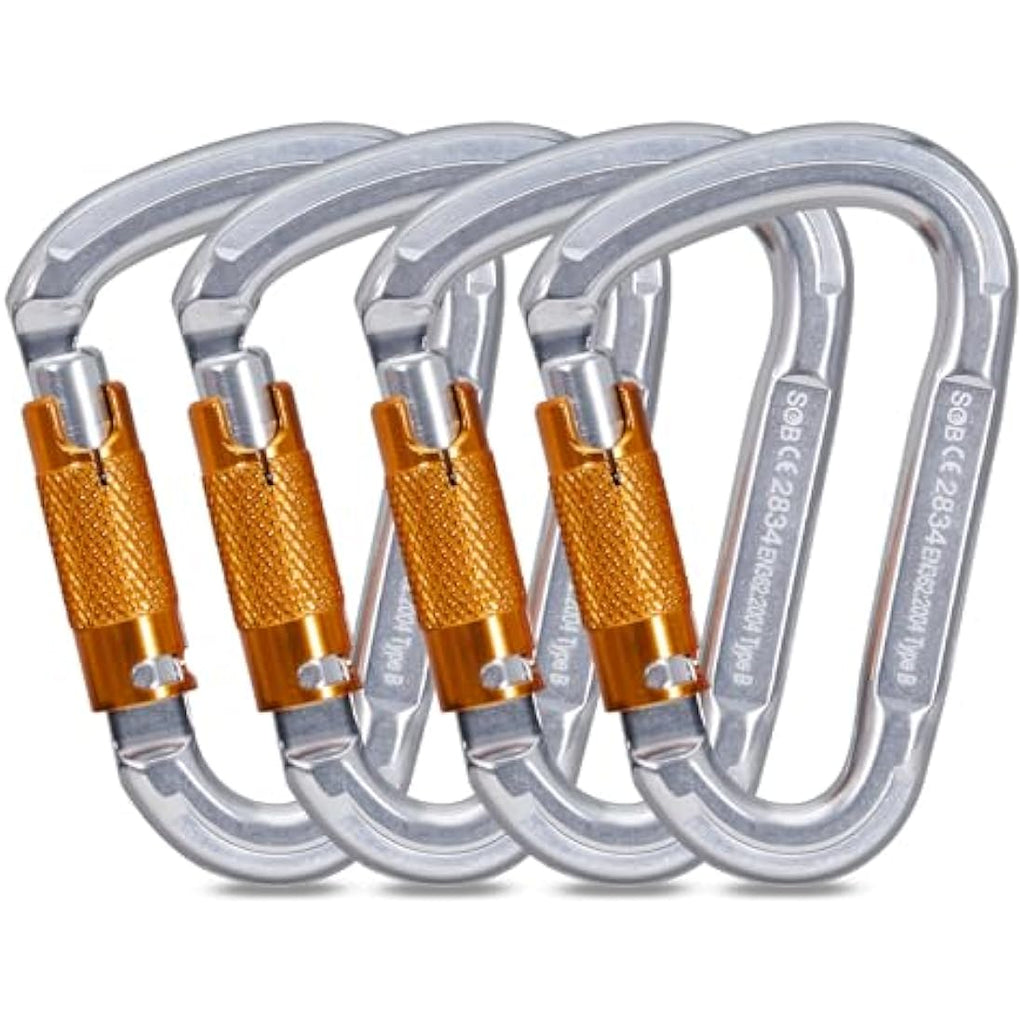 Auto Locking Climbing Carabiner | 22KN Aircraft Aluminum