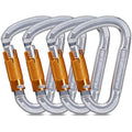 Auto Locking Climbing Carabiner | 22KN Aircraft Aluminum