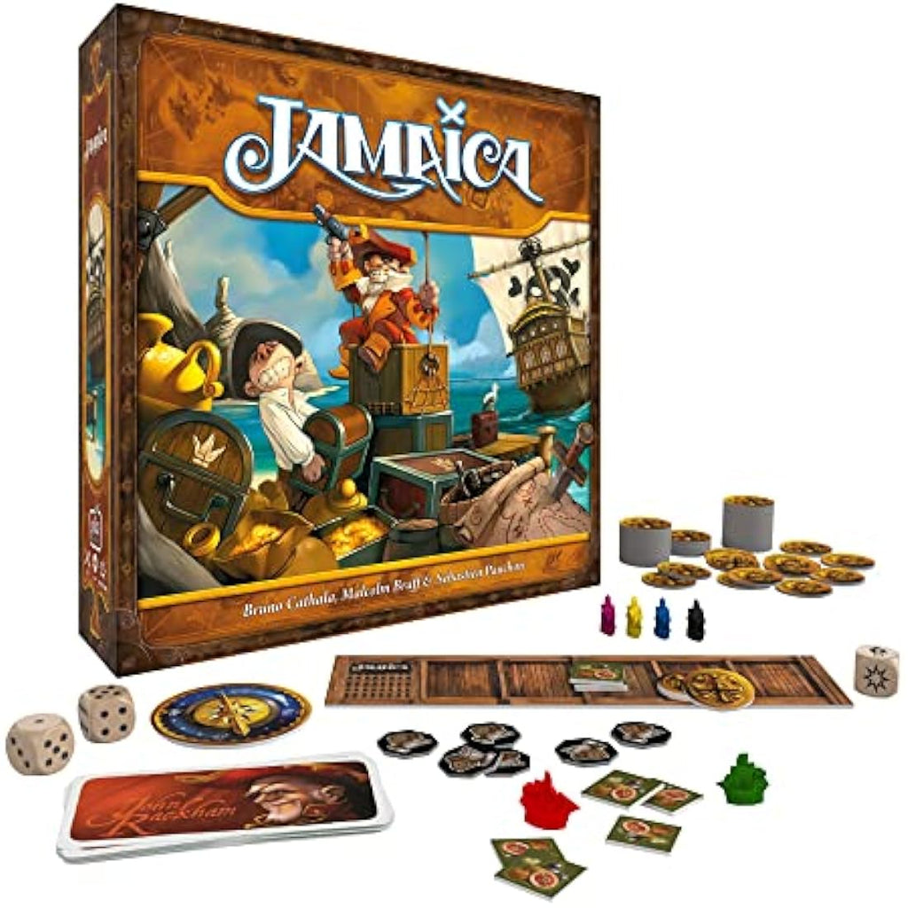 Asmodee Jamaica 2nd Edition Board Game | Pirate Strategy Family Game