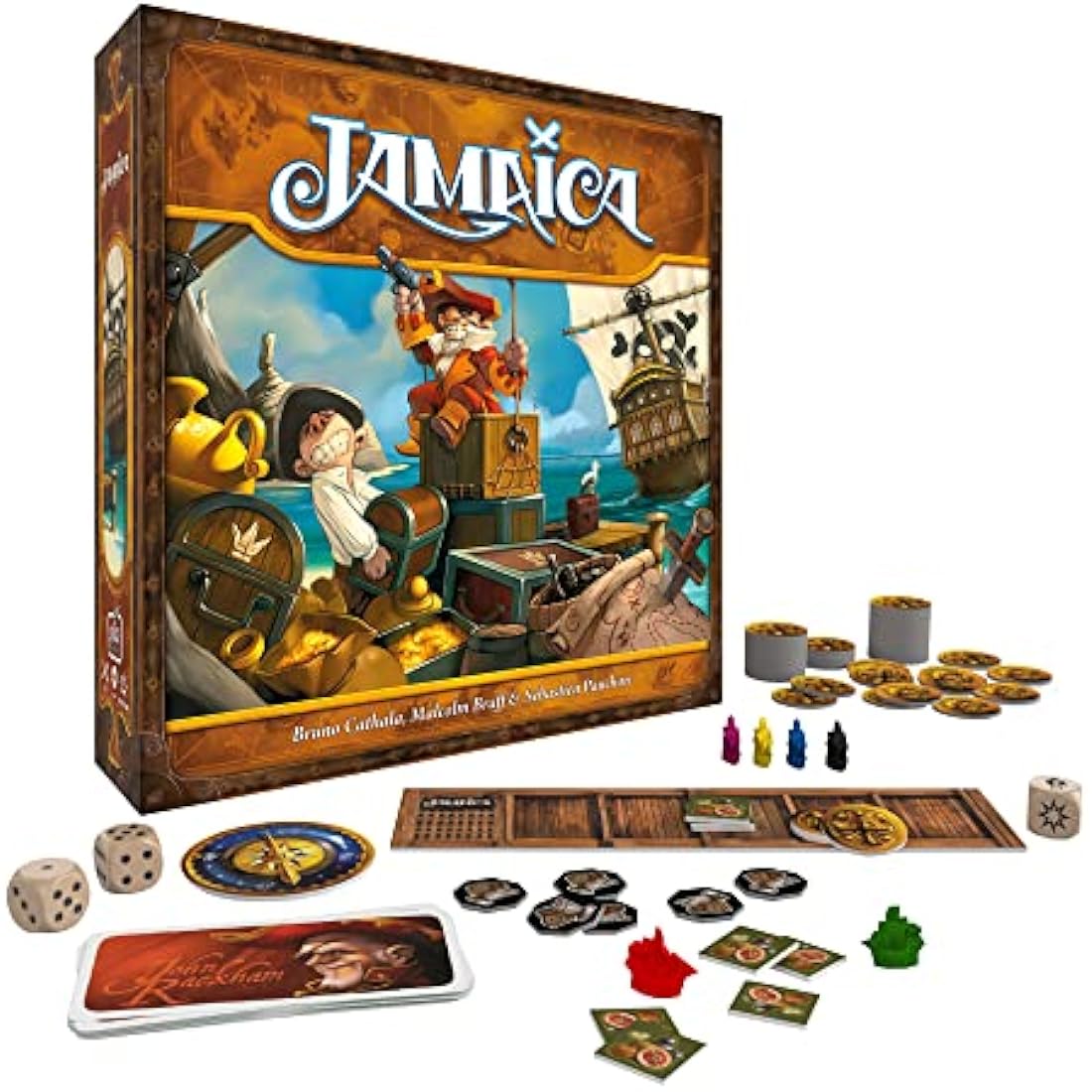 Asmodee Jamaica 2nd Edition Board Game | Pirate Strategy Family Game