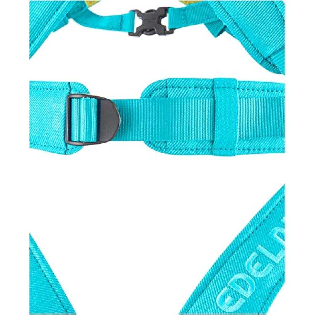 EDELRID Fraggle Kinder Klettergurt – Verstellbarer Komplettgurt für Kids