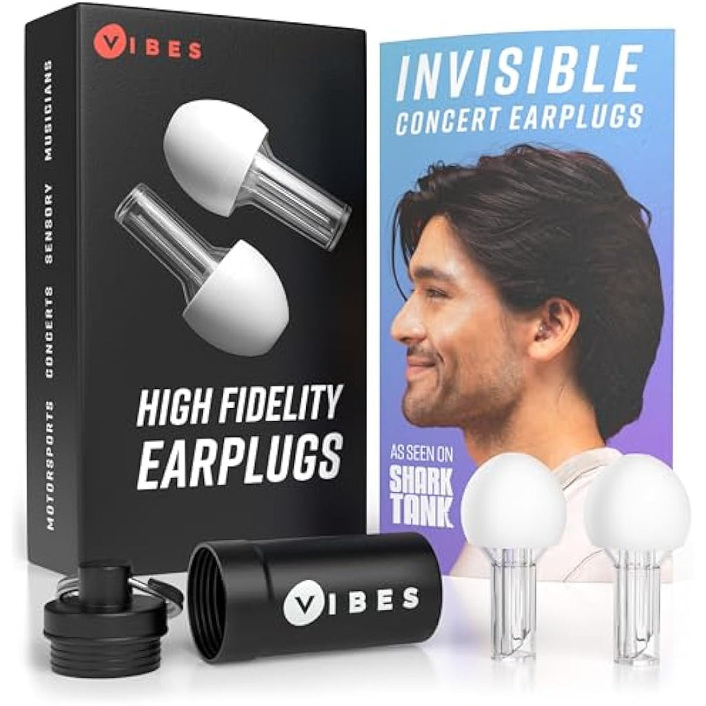 Vibes High Fidelity Earplugs – Reusable Noise Reduction for Concerts