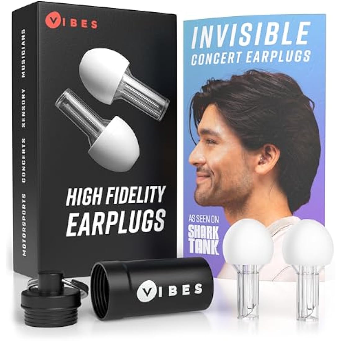 Vibes High Fidelity Earplugs – Reusable Noise Reduction for Concerts