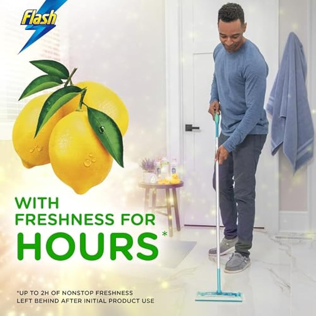 Flash Speedmop Floor Cleaner Starter Kit | 1 Handle + 8 Refill Pads