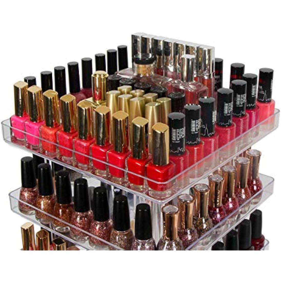 Jackcube Design 5 Tier Rotating Acrylic Nail Polish Display Rack