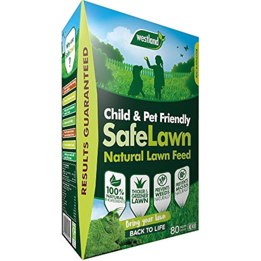 Westland SafeLawn Natural Lawn Feed & Seed - Child & Pet Safe, 2.8kg