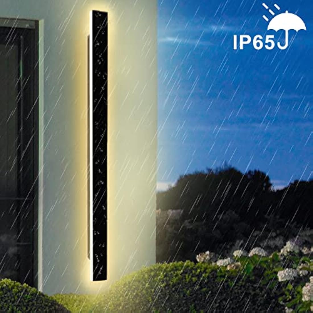Jolof Store Dimmable Outdoor Wall Light – 100CM IP65 Waterproof LED Lamp