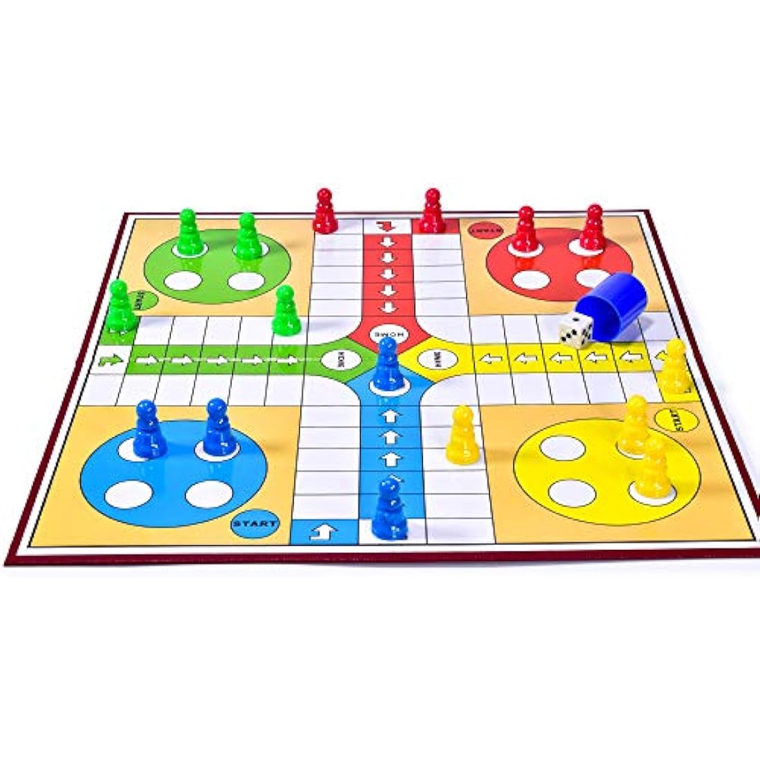 KandyToys M.Y Ludo Board Game – Classic Family Strategy Set for 2-4 Players
