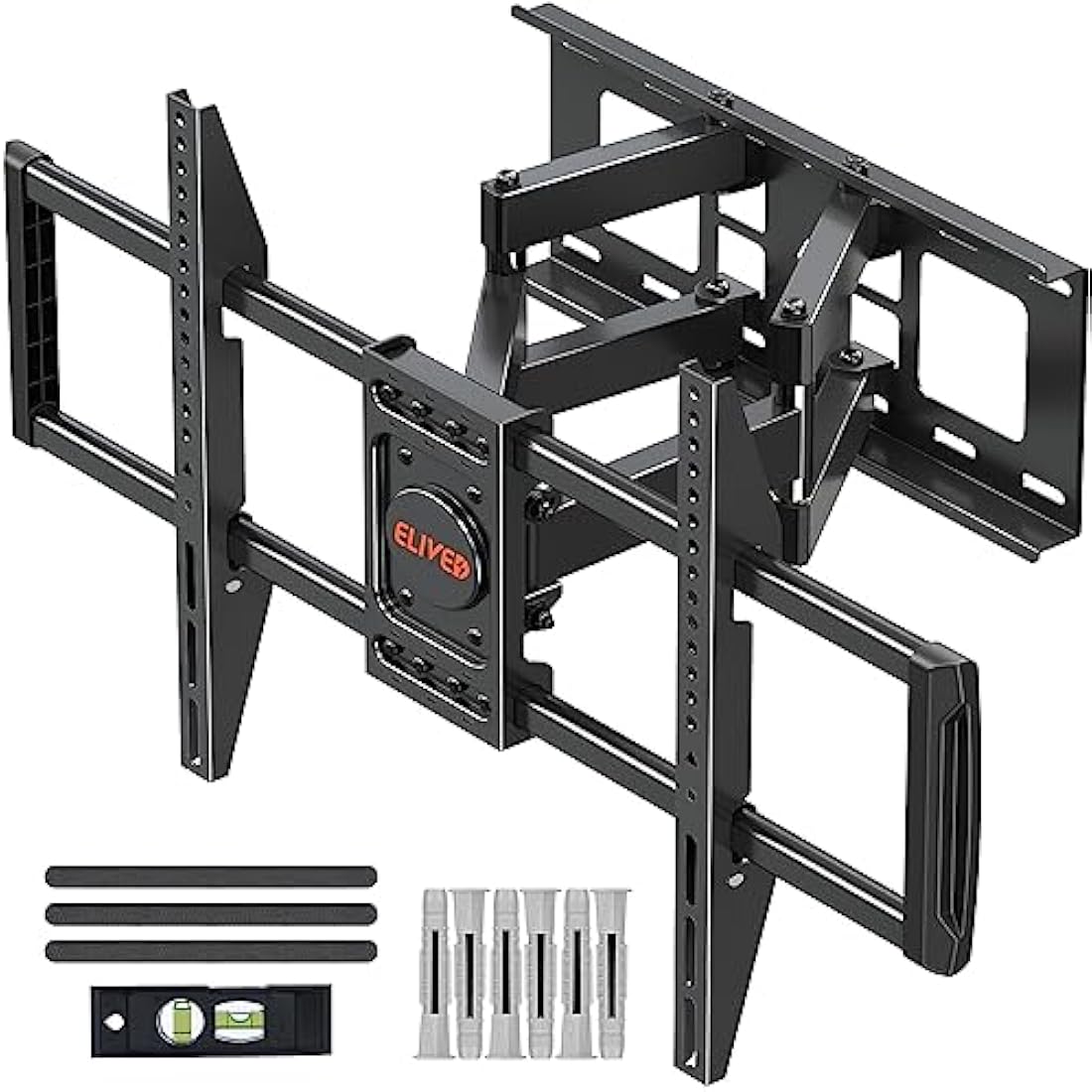 ELIVED Full Motion TV Wall Mount for 37-84 Inch TVs | Swivel & Tilt