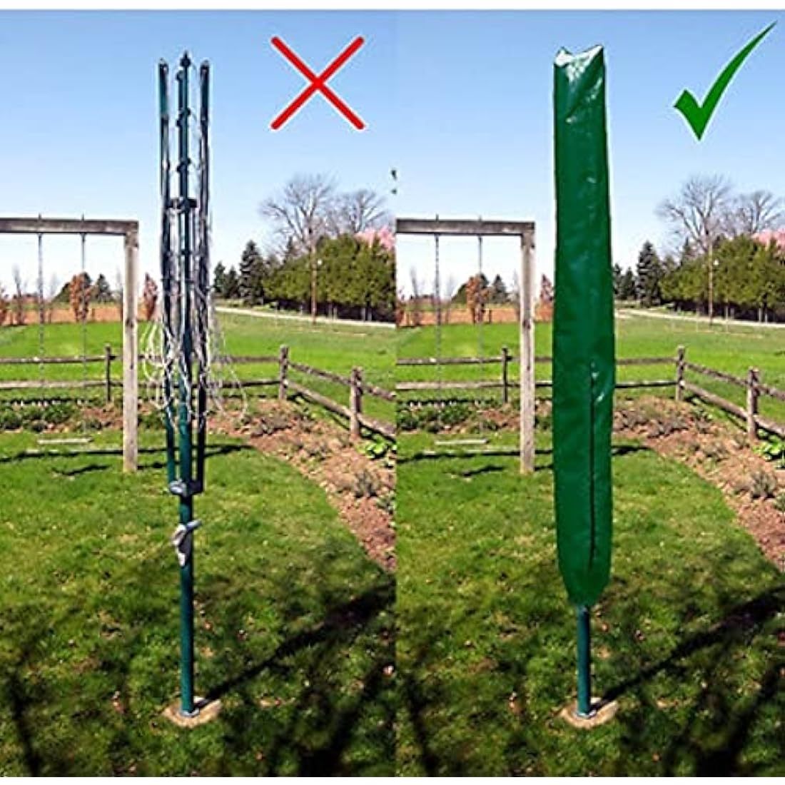 Jolof Store Rotary Airer Cover – 420D Waterproof Garden Dryer Protector