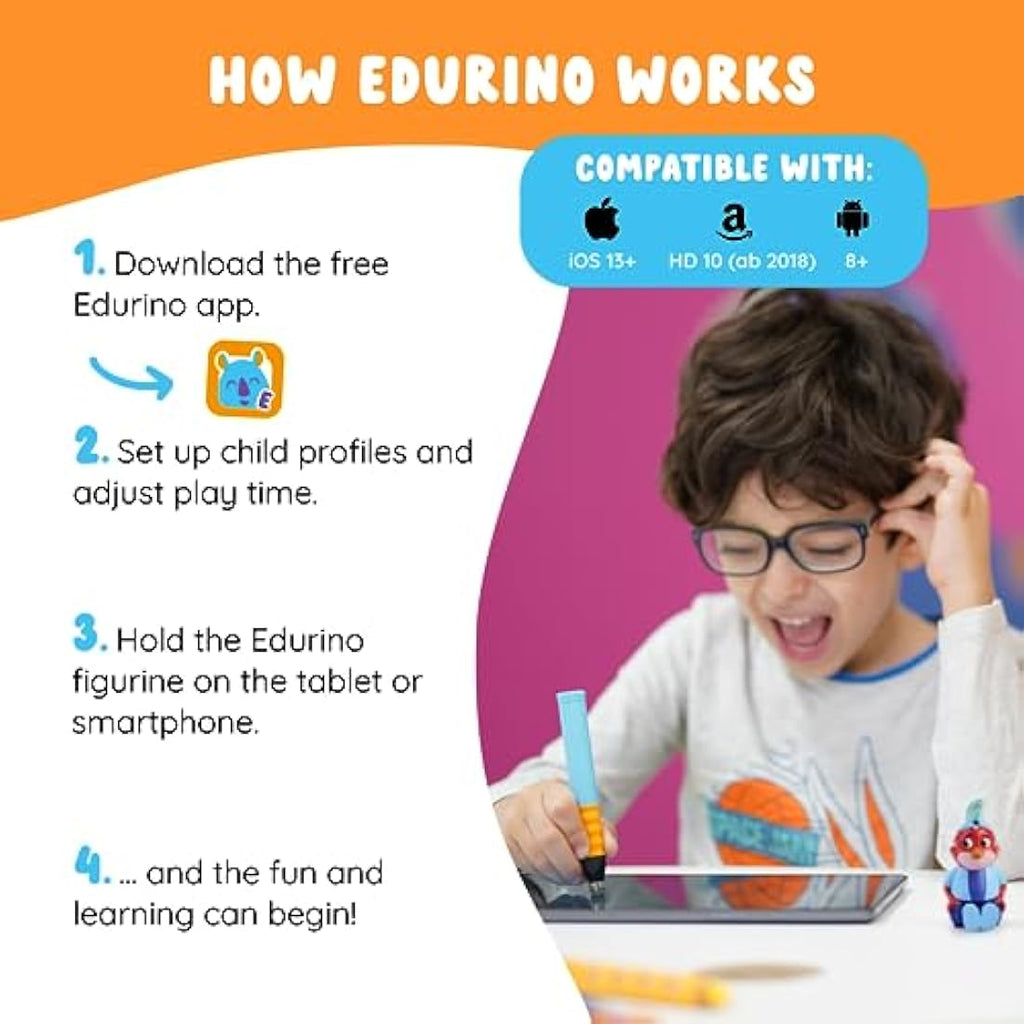 Edurino Niki Starter Set | Literacy & Writing Educational Toy for Kids