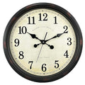DIYZON 16 Inch Large Wall Clock | Silent Non-Ticking Vintage Quartz