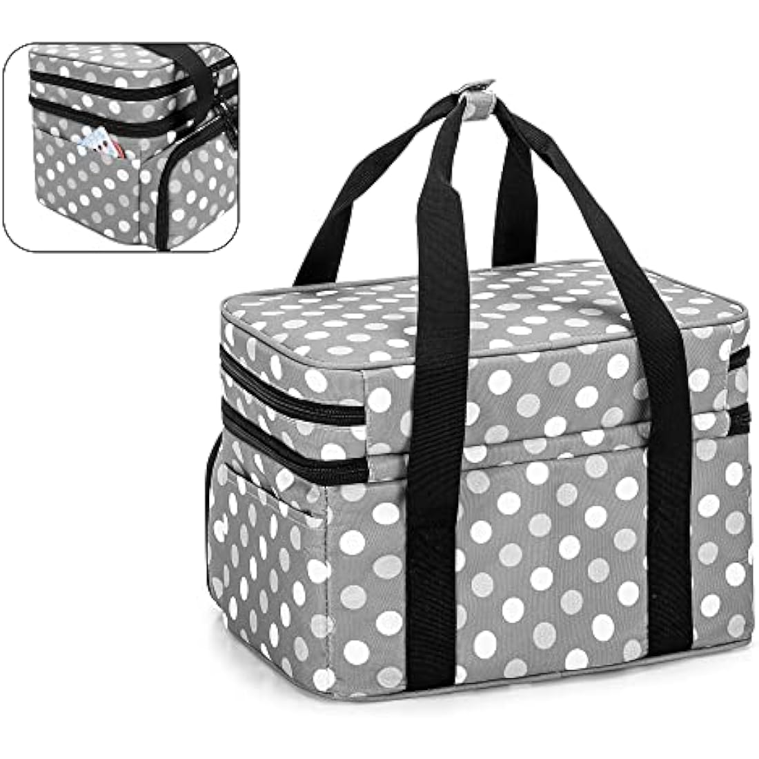 BAFASO Large Sewing Accessories Organiser Bag with Detachable Pouches