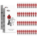 CNC 40Pcs Tattoo Cartridge Needles – Mixed RL & RM Surgical Steel