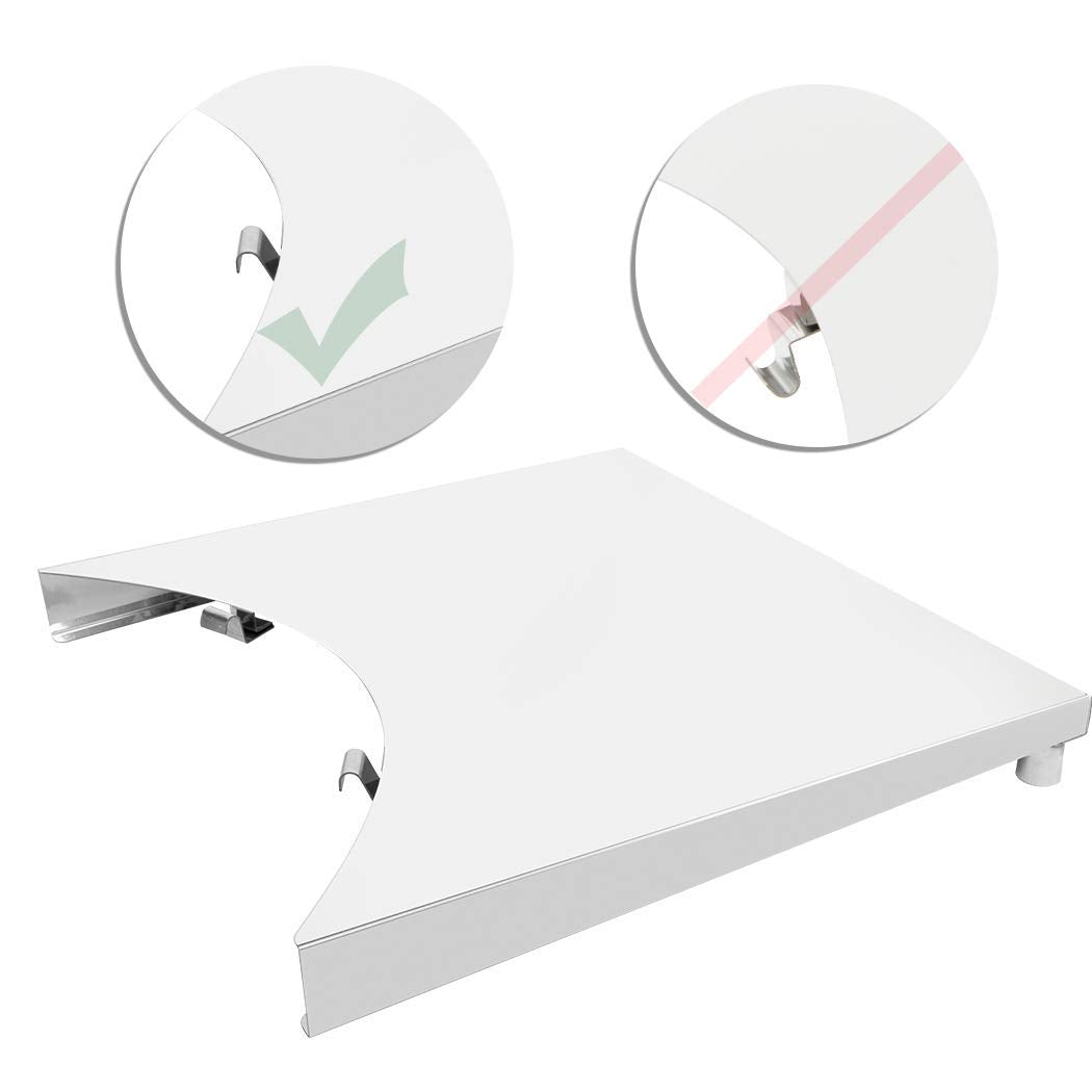Onlyfire Stainless Steel Grill Side Table for Weber Kettle Grills
