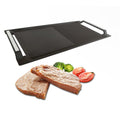 COVERCOOK Cast Iron Griddle Pan | Rectangular Dual-Surface Grill Pan