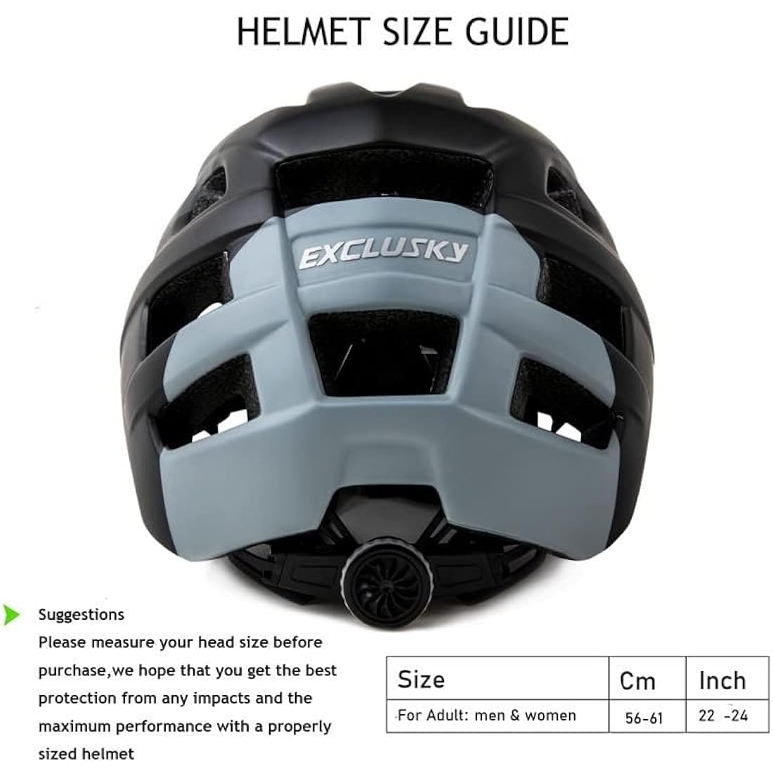 Exclusky MTB Helmet – Lightweight Mountain Bike Helmet for Men & Women
