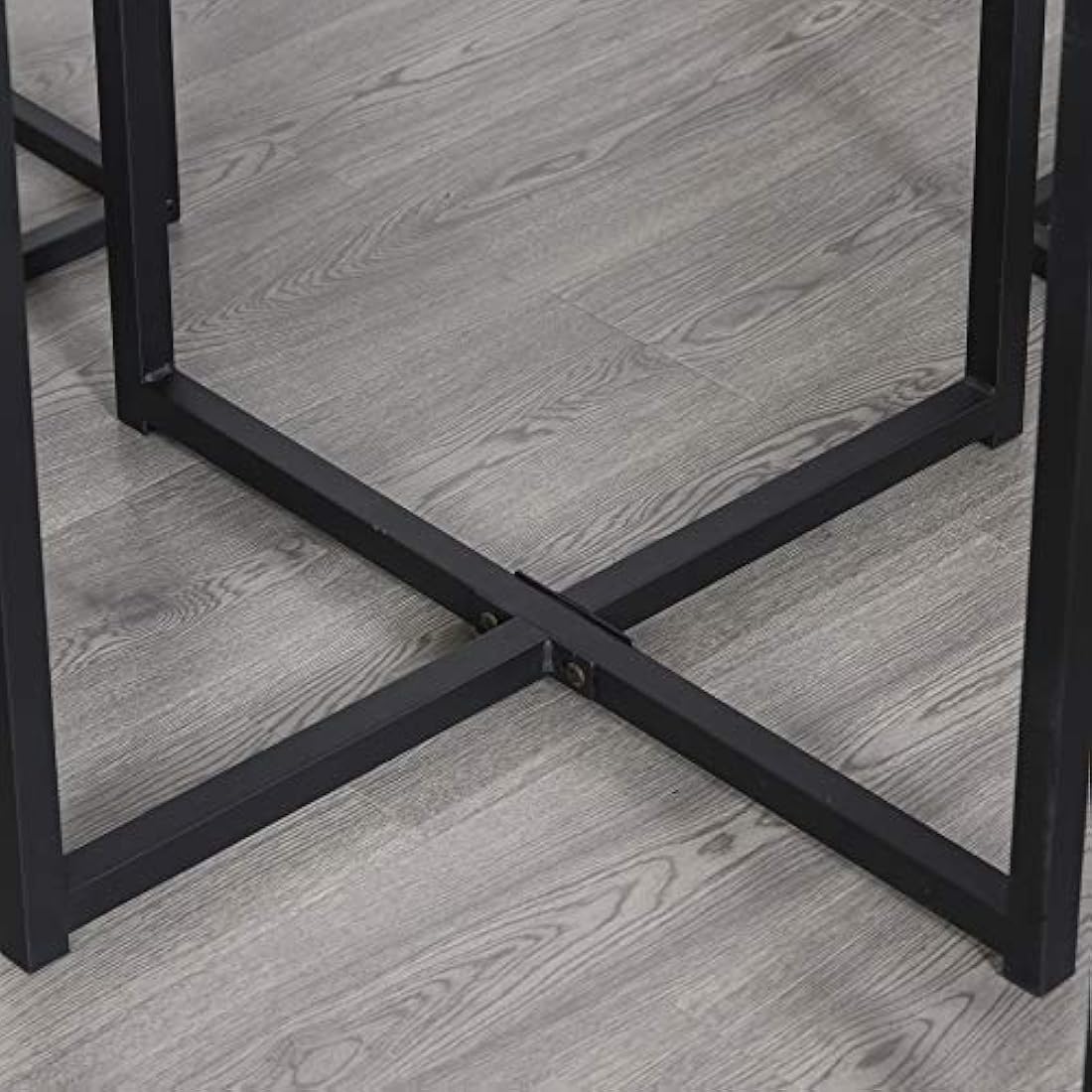Jolof Store Industrial 5-Piece Dining Set – Space Saving Metal Table