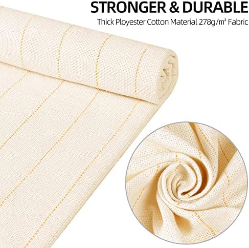 ROCKY&CHAO Tufting Cloth Kit | 79x59 Monk Cloth & Non-Slip Backing