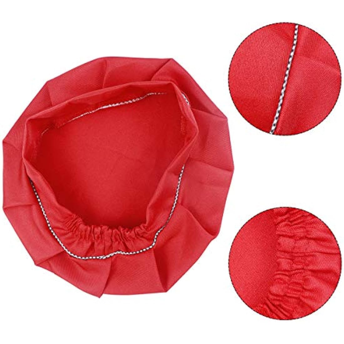 Kids Apron and Chef Hat Set – White Adjustable Bib with Pockets