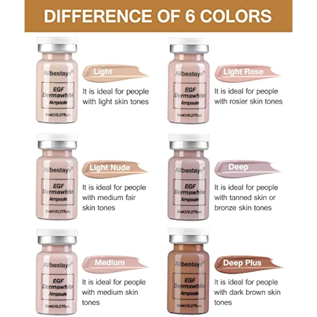 Jolof Store BB Glow Microneedling Serum – Semi-Permanent Foundation Set