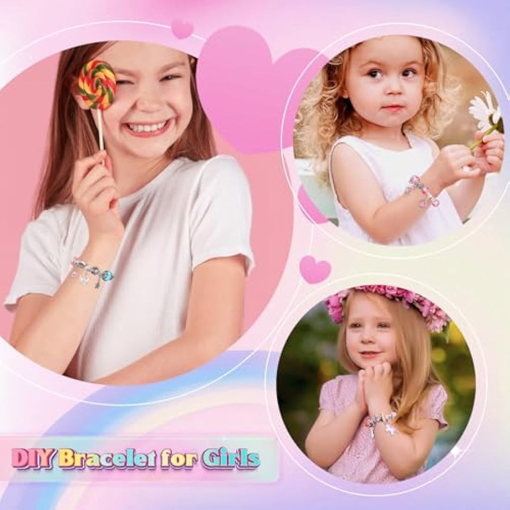 BIIB Unicorn Bracelet Making Kit – DIY Jewelry Arts and Crafts for Girls