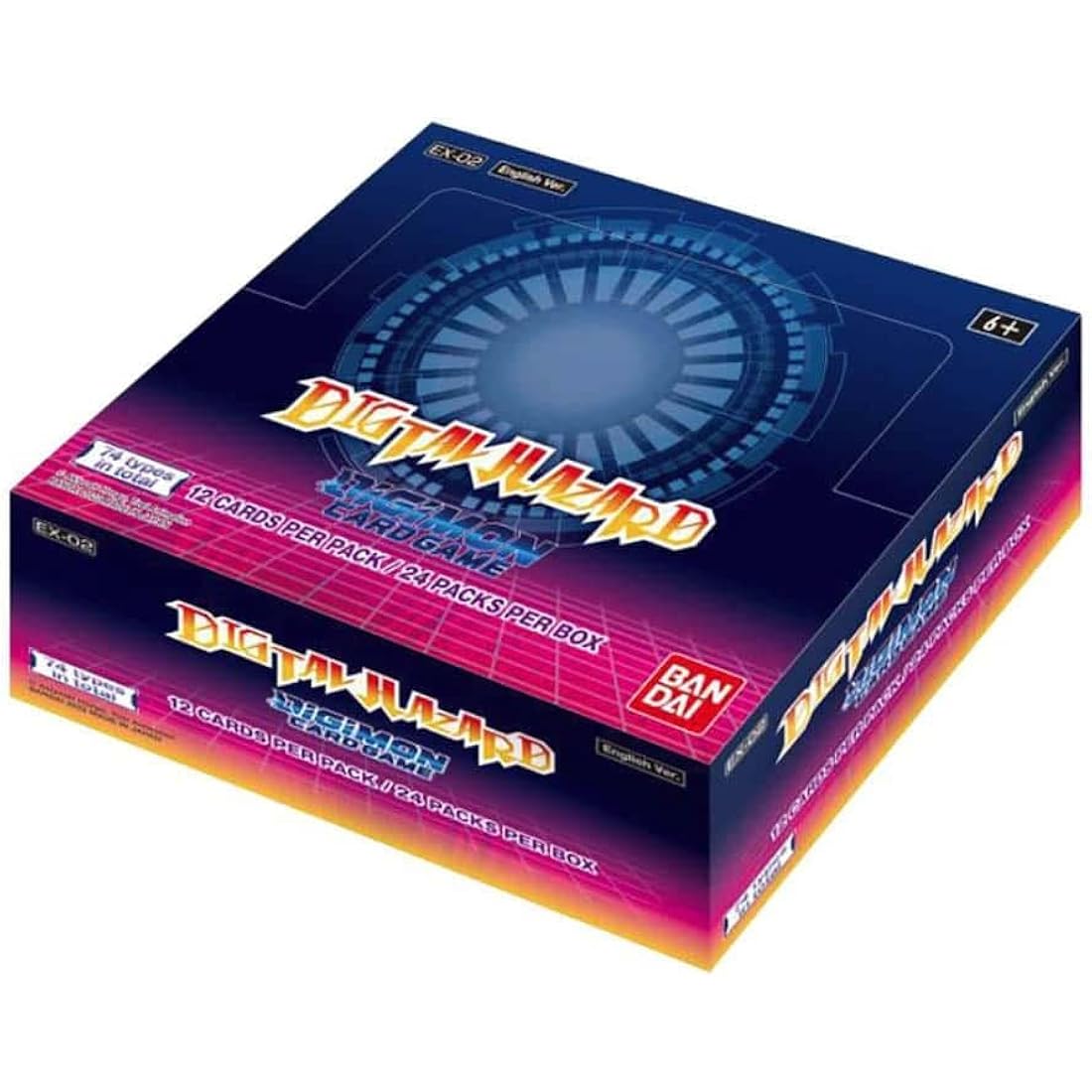 Digimon Card Game: Digital Hazard Booster Box - Blue Trading Cards