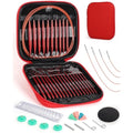 Aeelike Interchangeable Circular Knitting Needles Set | 13 Pairs, 3-10mm