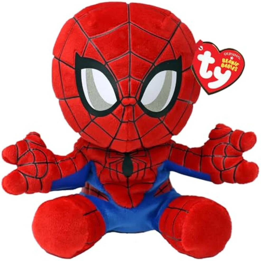 Ty Marvel Spiderman Beanie Baby – Licensed Avengers Soft Plush Toy