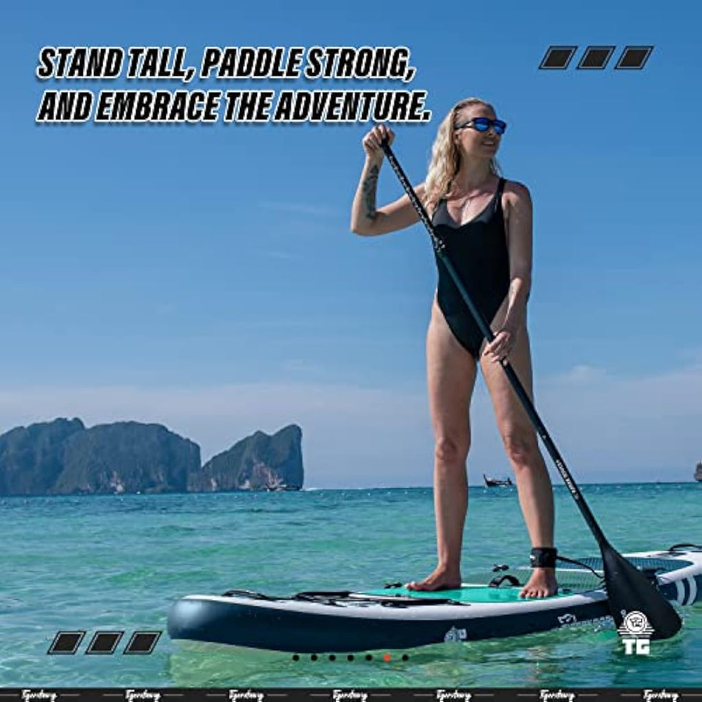 TIGERXBANG Inflatable Stand Up Paddle Board – 10'6" Ultra-Light PVC SUP
