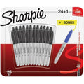 Sharpie Permanent Markers - Fine Point Black and Blue Set - 25 Count