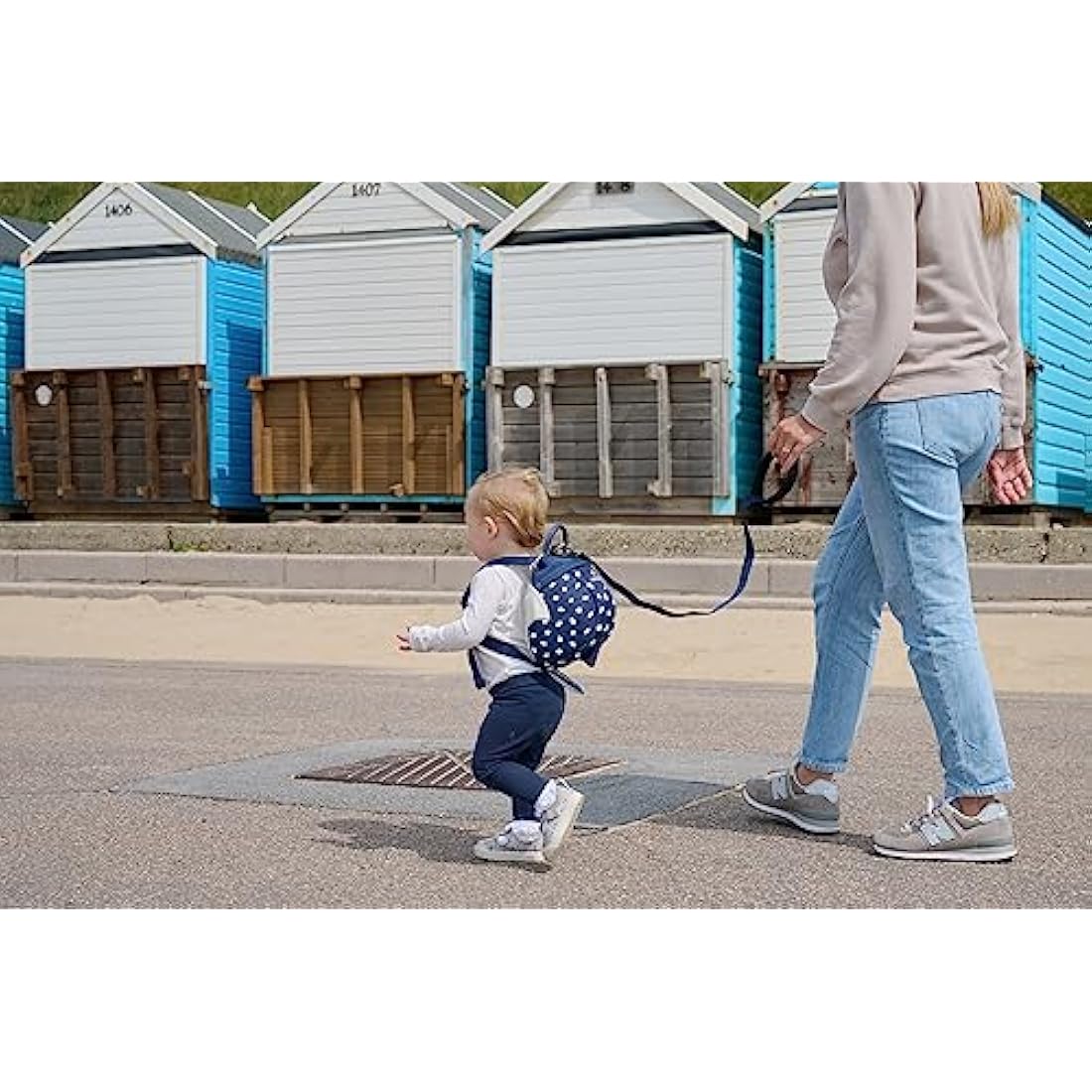 LittleLife Toddler Backpack with Safety Rein | Stingray Harness (1-3 Years)