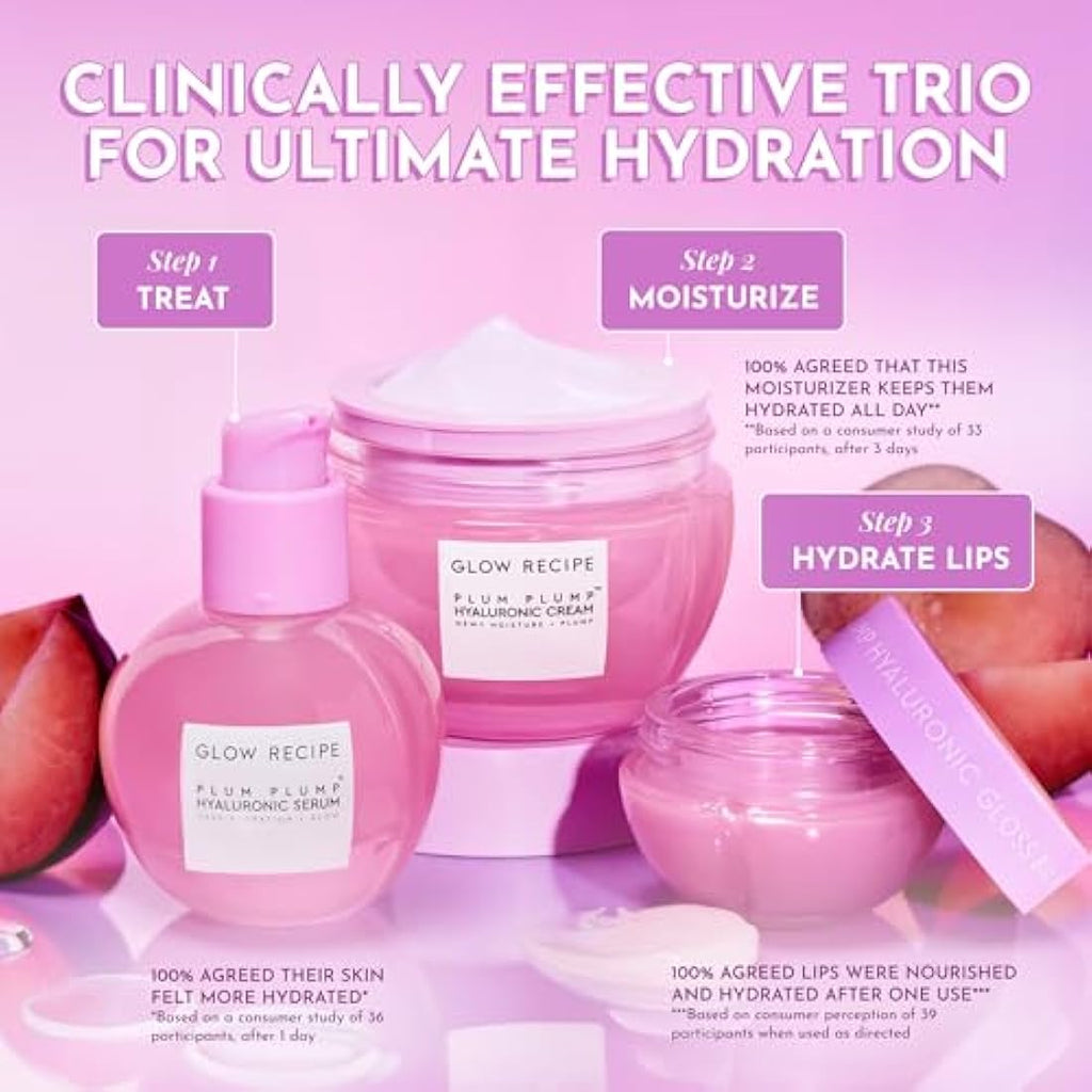 Glow Recipe Plum Plump Hyaluronic Acid Moisturizer – Hydrating Face Cream