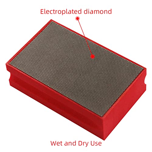 BSRTTOOL 7-Piece Diamond Hand Polishing Pads for Stone and Concrete