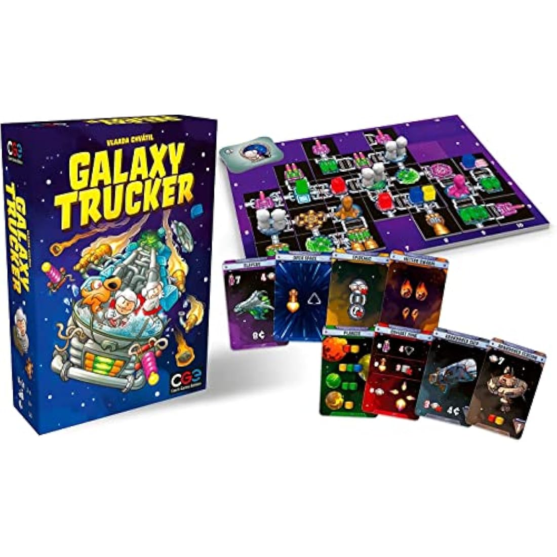 Czech Games Edition Galaxy Trucker Board Game - Sci-Fi Strategy Game