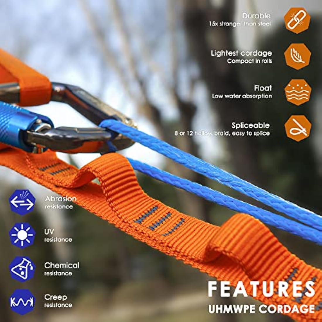 Emma Kites UHMWPE Braided Cord – High Strength Low Stretch Utility Rope