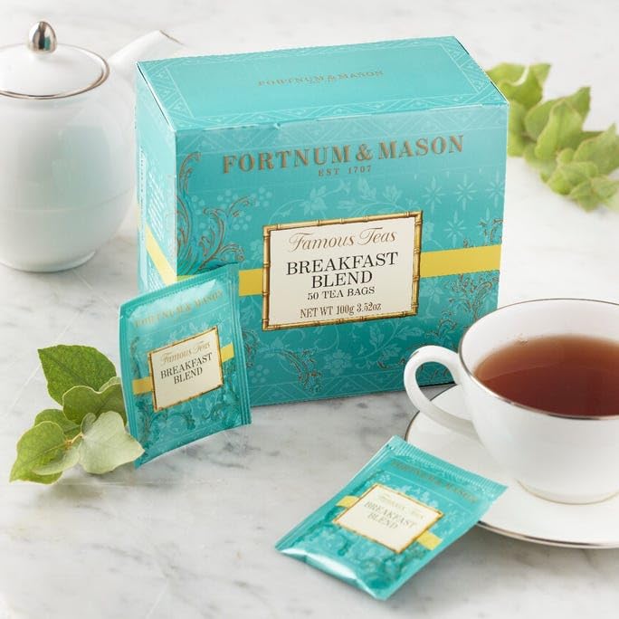 Fortnum & Mason Breakfast Blend Tea - Robust Assam - 50 Tea Bags