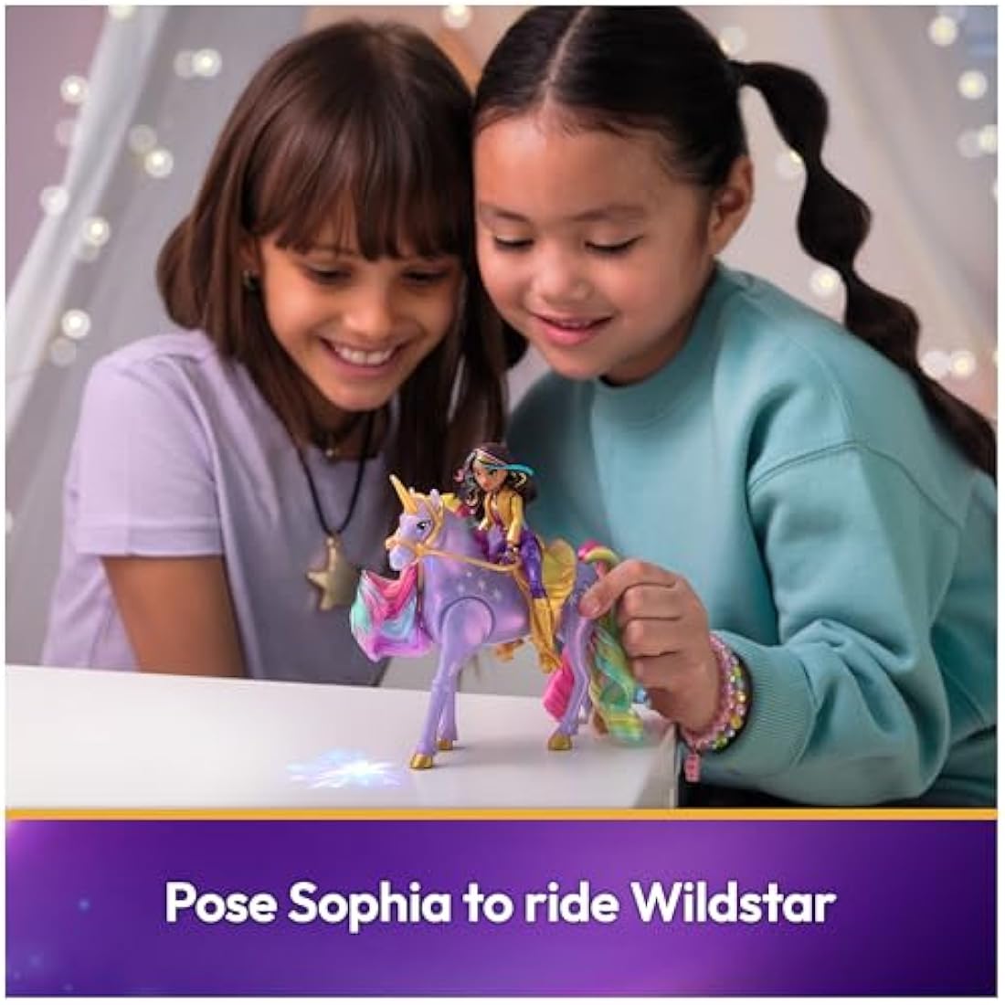 Unicorn Academy Sophia & Light Magic Wildstar Light-up Doll Set