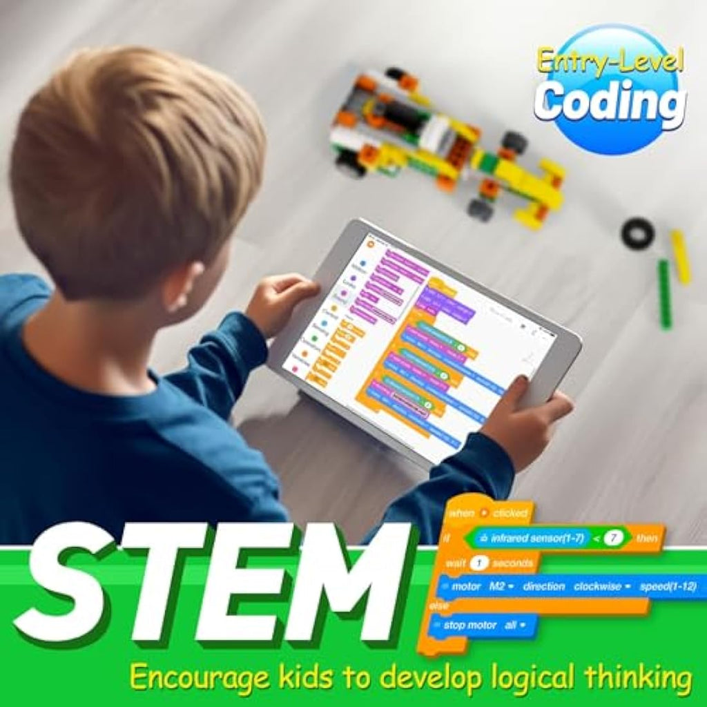 Apitor Robot Q 20-in-1 STEM Coding Kit – Programmable Robotics Toy