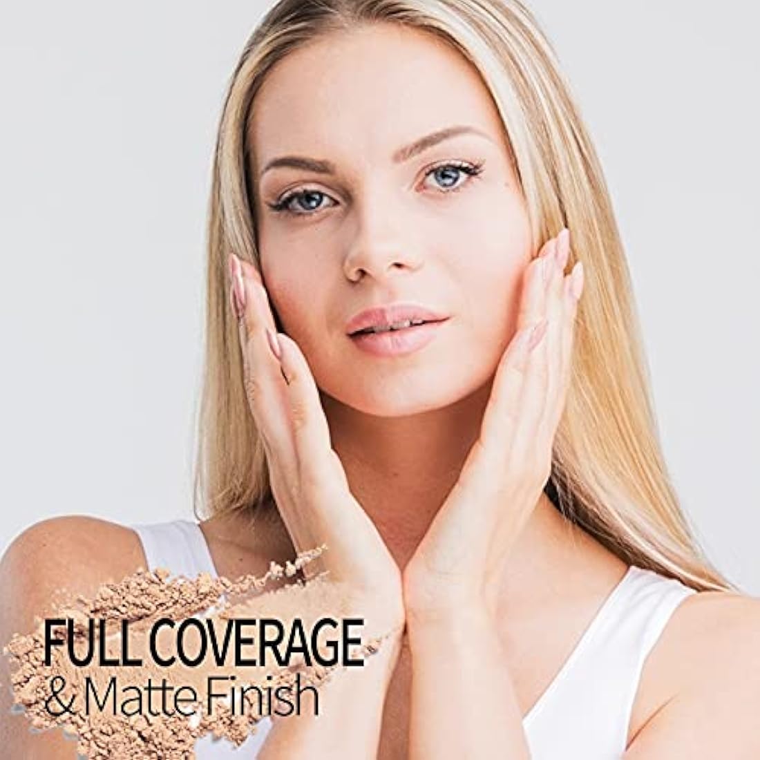 PHOERA Sheer Matte Fixing Powder – Long Lasting Vegan Pressed Powder