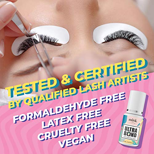 MIYA LASH Ultra Bond Eyelash Extension Glue - 1-2s Dry Time - 5ml