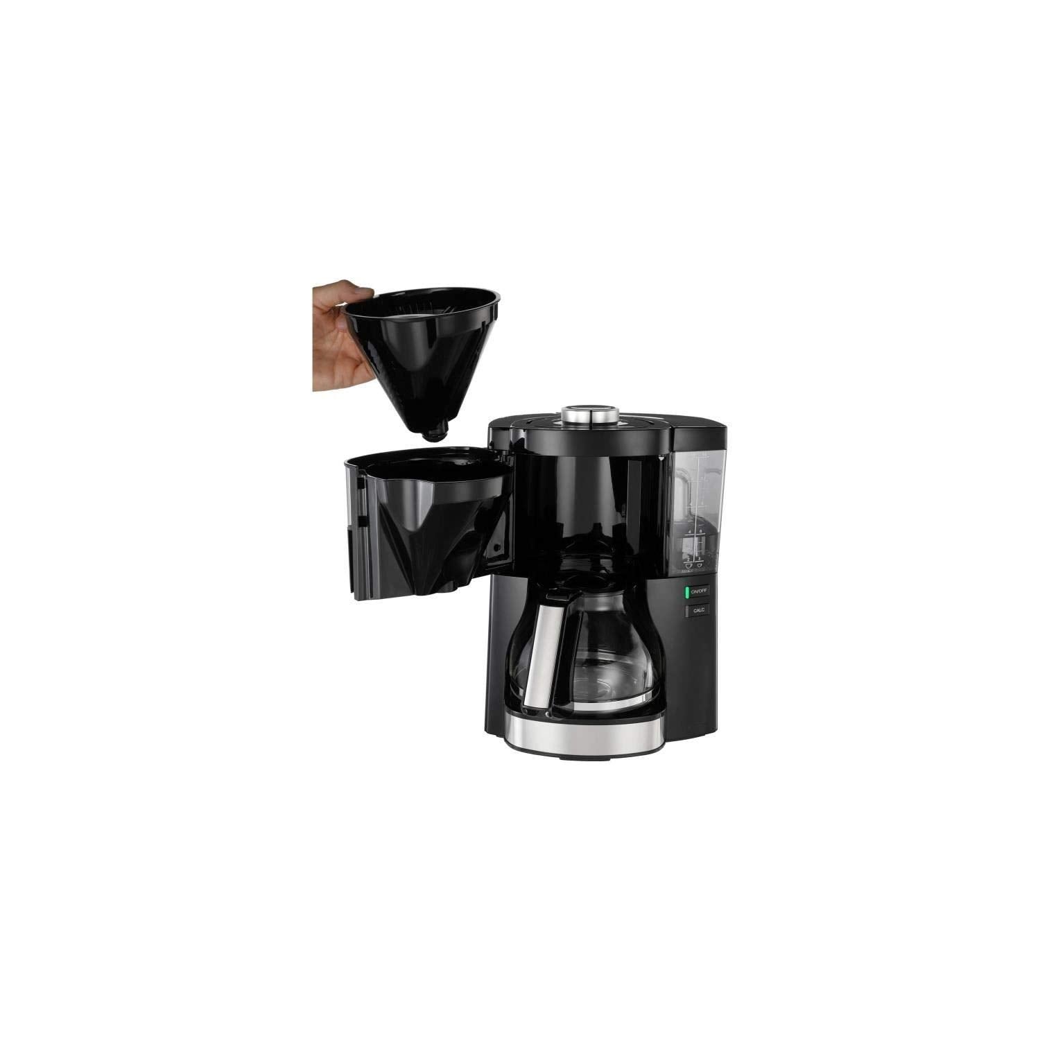 Melitta Look V Perfection Filter Coffee Machine | Stainless Steel, Black