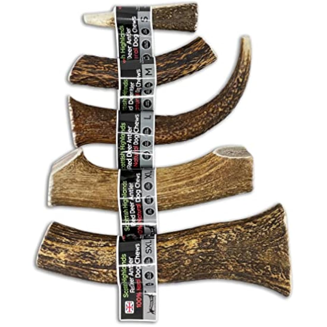 Scottish Deer Antler Dog Chew – Natural Super XL (350-450g)