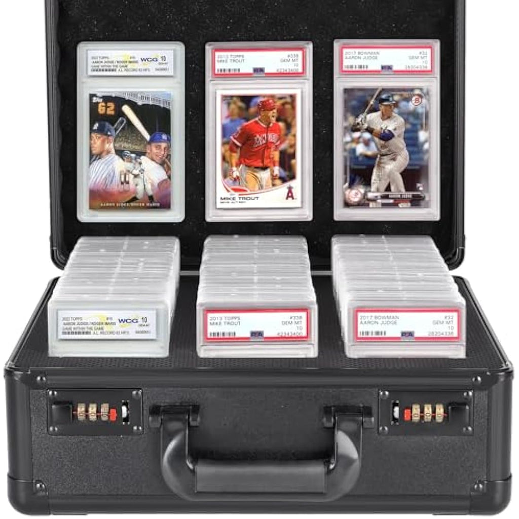 Graded Card Storage Box | 3-Slot Waterproof Trading Card Case