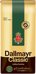 Dallmayr Classic German Coffee Beans – Strong Arabica & Robusta, 500g