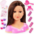 Bayer Design Charlene Super Model Styling Head with Makeup - Brown
