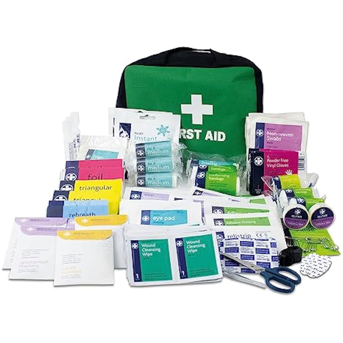 Lewis-Plast 309-Piece First Aid Kit – Survival Bag for Travel & Home