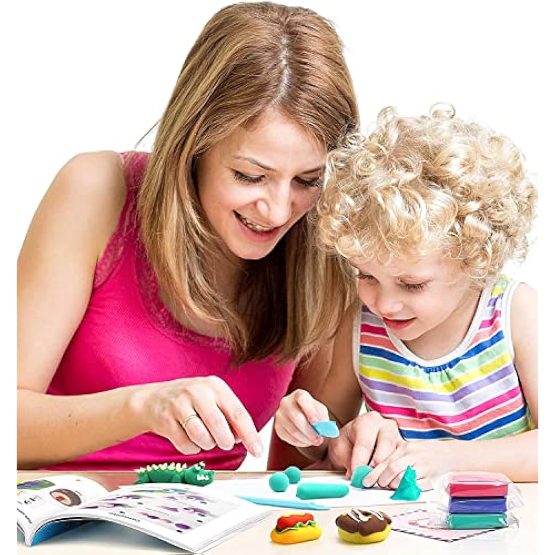 Sago Brothers Air Dry Clay Kit - 24 Colors Modelling Clay with Tools