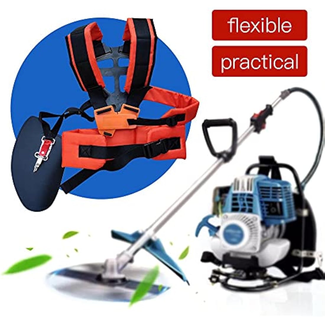 Jolof Store Universal Adjustable Strimmer Harness | Padded Nylon Strap